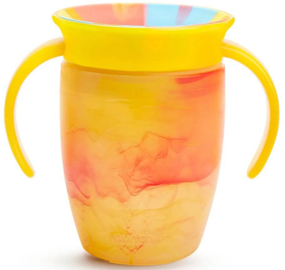 MUNCHKIN ΕΚΠΑΙΔΕΥΤΙΚΟ ΠΟΤΗΡΙ MUNCHKIN MIRACLE TRAINER TROPICAL SWIRL 207 ML ΚΙΤΡΙΝΟ
