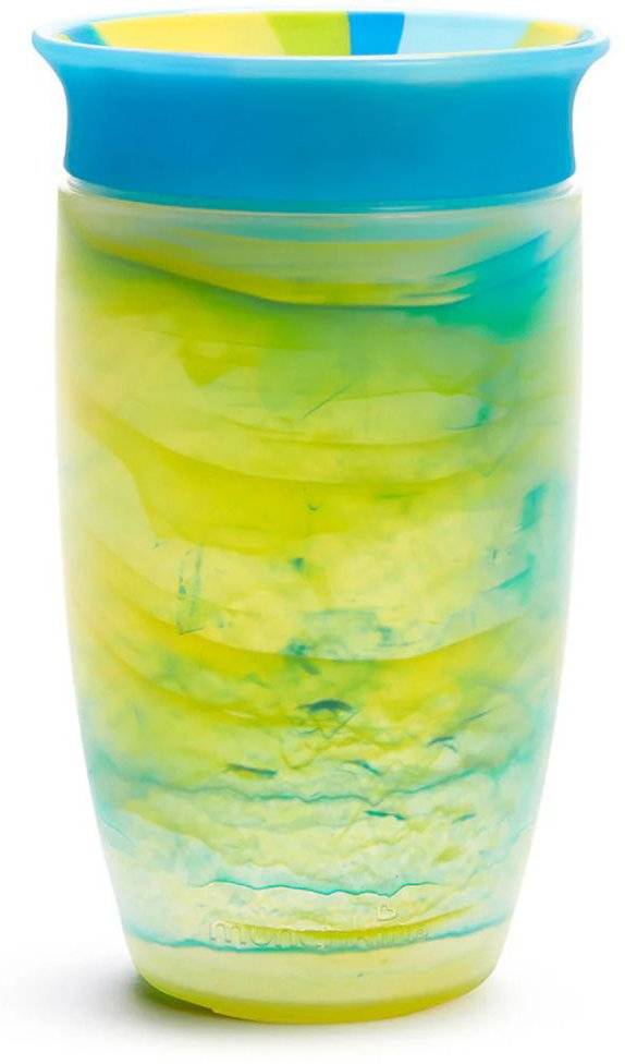 MUNCHKIN ΕΚΠΑΙΔΕΥΤΙΚΟ ΠΟΤΗΡΙ MUNCHKIN MIRACLE 360 SIPPY TROPICAL SWIRL 296 ML ΜΠΛΕ