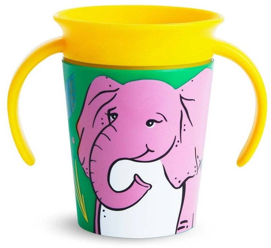 MUNCHKIN ΕΚΠΑΙΔΕΥΤΙΚΟ ΠΟΤΗΡΙ MUNCHKIN MIRACLE TRAINER CUP 177 ML ELEPHANT