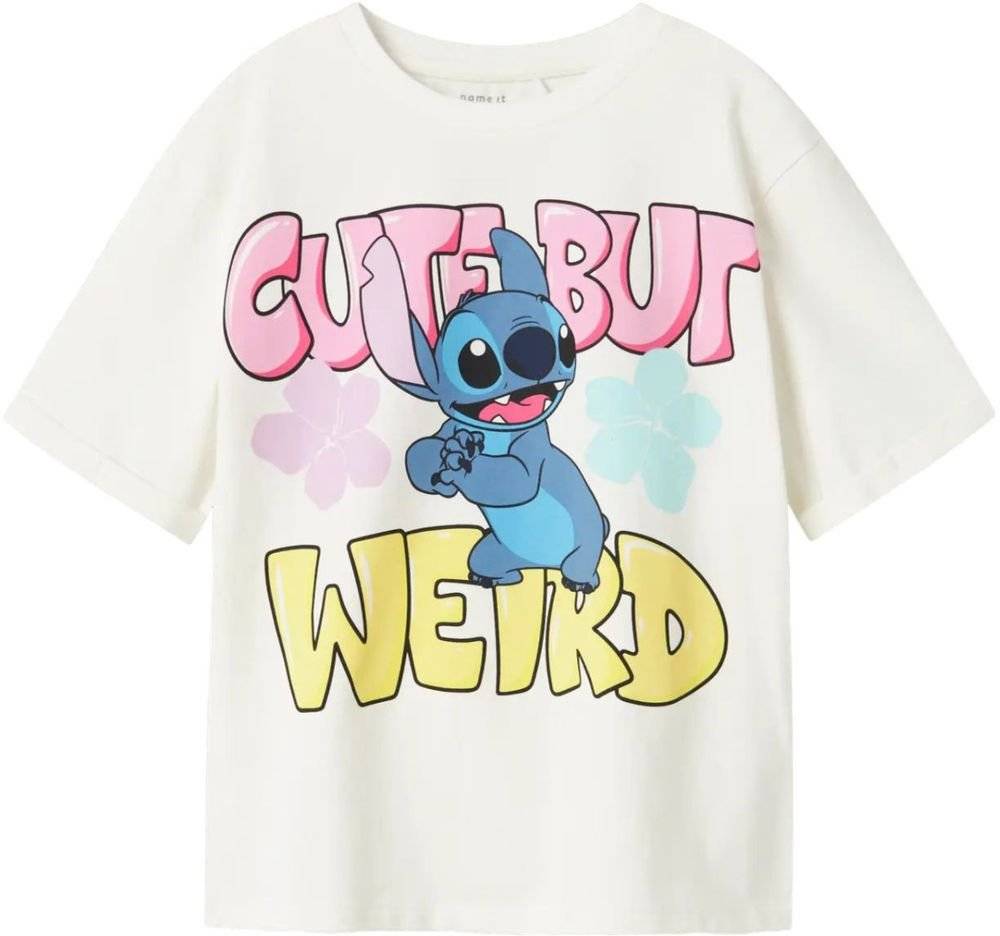 ΜΠΛΟΥΖΑ NAME IT 13240821 NKFFANA STITCH T-SHIRT ΛΕΥΚΗ (122-128 CM)-(7-8 ΕΤΩΝ) NAME IT