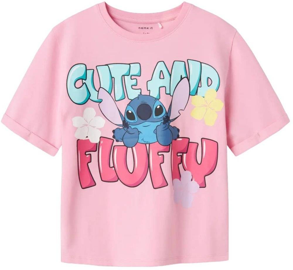 ΜΠΛΟΥΖΑ NAME IT 13240821 NKFFANA STITCH T-SHIRT ΡΟΖ (134-140 CM)-(9-10 ΕΤΩΝ) NAME IT