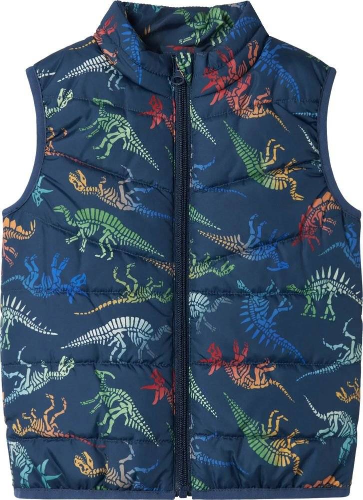 ΑΜΑΝΙΚΟ ΜΠΟΥΦΑΝ NAME IT NMMMYLANE VEST 13237568 DINO ΜΠΛΕ ΣΚΟΥΡΟ (92 CM)-(18-24 ΜΗΝΩΝ) NAME IT