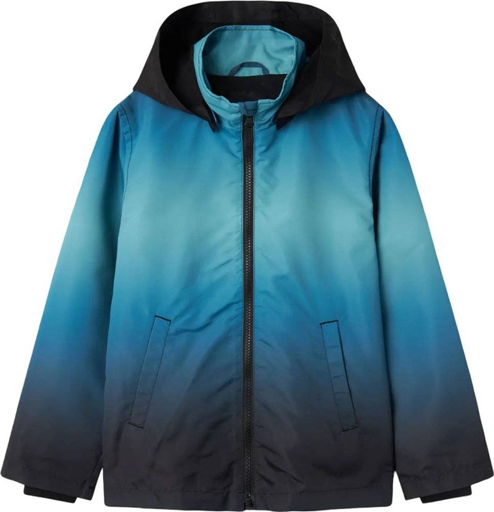 ΜΠΟΥΦΑΝ NAME IT 13238163 NKMMAX LI JACKET AOP ΜΠΛΕ/ΜΑΥΡΟ (152 CM)-(12 ΕΤΩΝ)