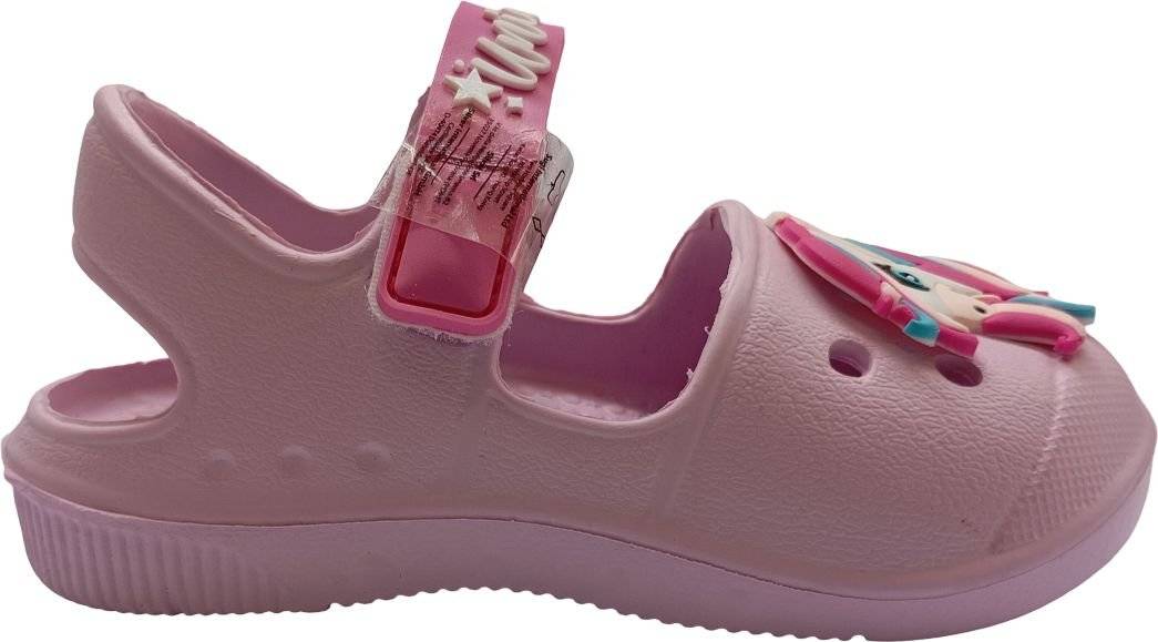 ΣΑΝΔΑΛΙ DISNEY UNICORN S8010081S CLOG VELCRO ΡΟΖ (22)