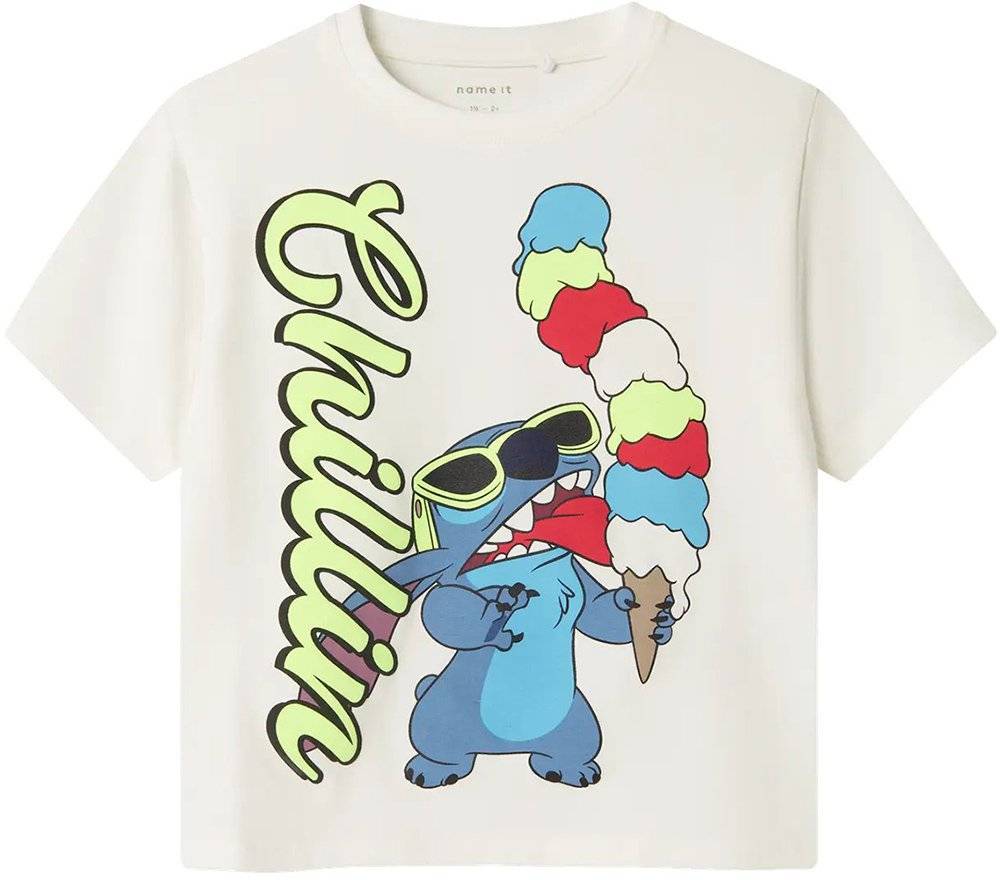 ΜΠΛΟΥΖΑ NAME IT 13240640 NMMMALIX STITCH NREG SS TOP WDI ΛΕΥΚΗ (92 CM)-(18-24 ΜΗΝΩΝ)