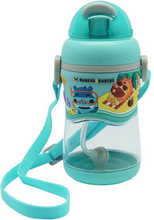 MARCUS AND MARCUS ΜΠΟΥΚΑΛΙ MARCUS - MARCUS 2 STAGE TRITAN STRAW BOTTLE ΜΠΛΕ 420ML