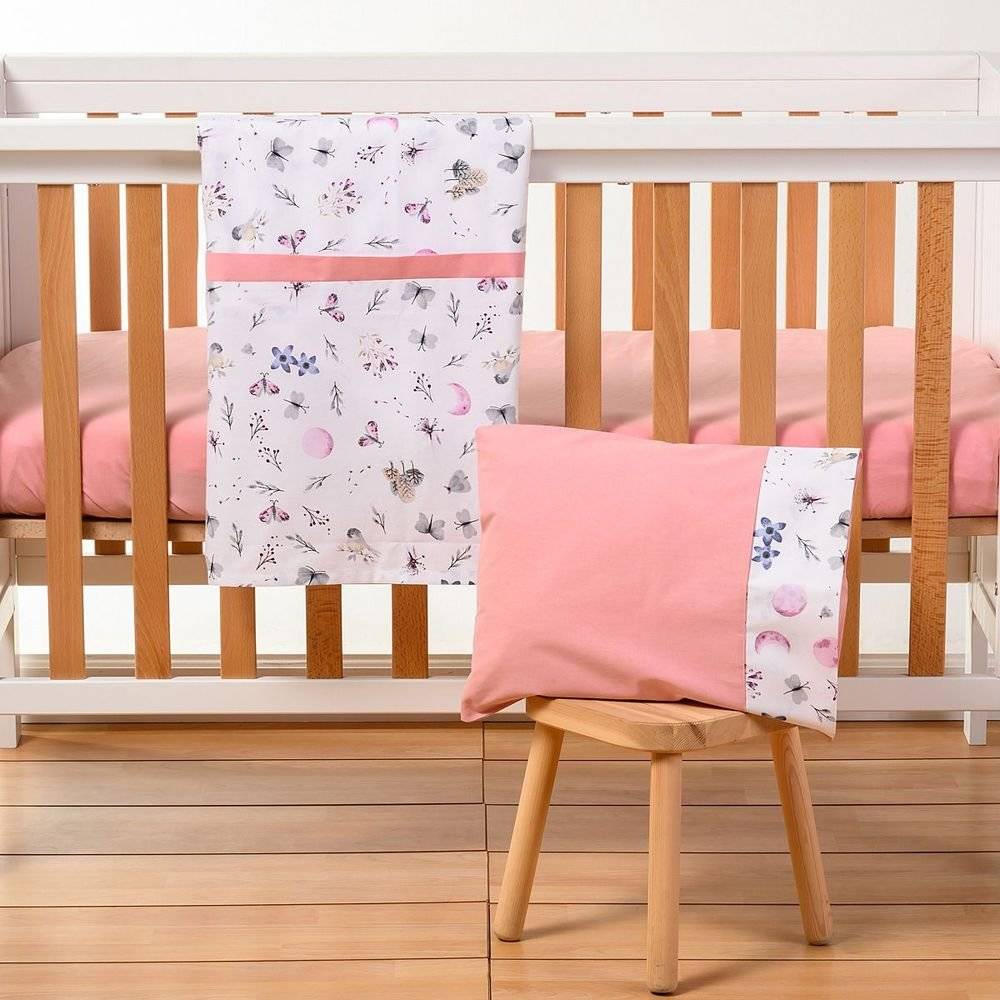 ΣΕΤ ΣΕΝΤΟΝΙΑ ABO FLOWERS AND BUTTERFLIES ΓΙΑ ΚΟΥΝΙΑ 70 X 140 CM 3 ΤΜΧ