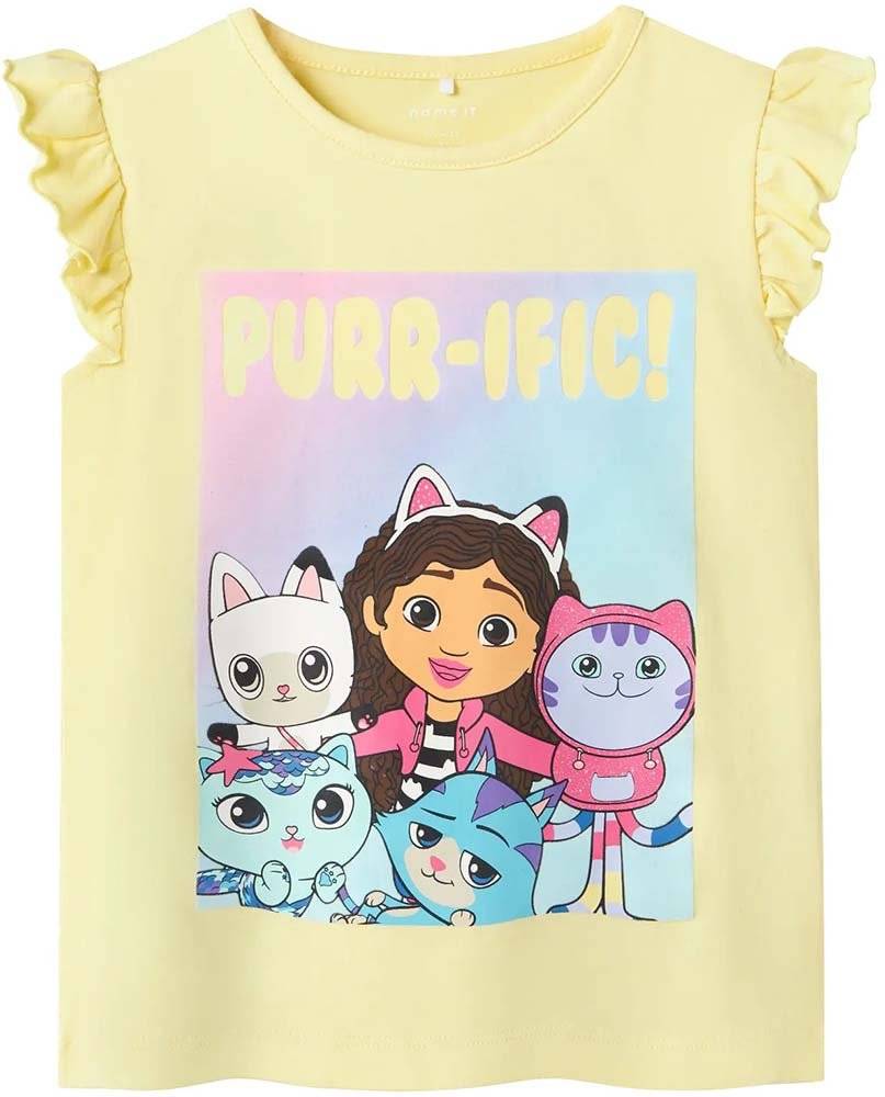 ΜΠΛΟΥΖΑ NAME IT 13240732 NMFMEDIS GABBY SS TOP BOX SKY ΚΙΤΡΙΝΗ (116 CM)-(6 ΕΤΩΝ) NAME IT