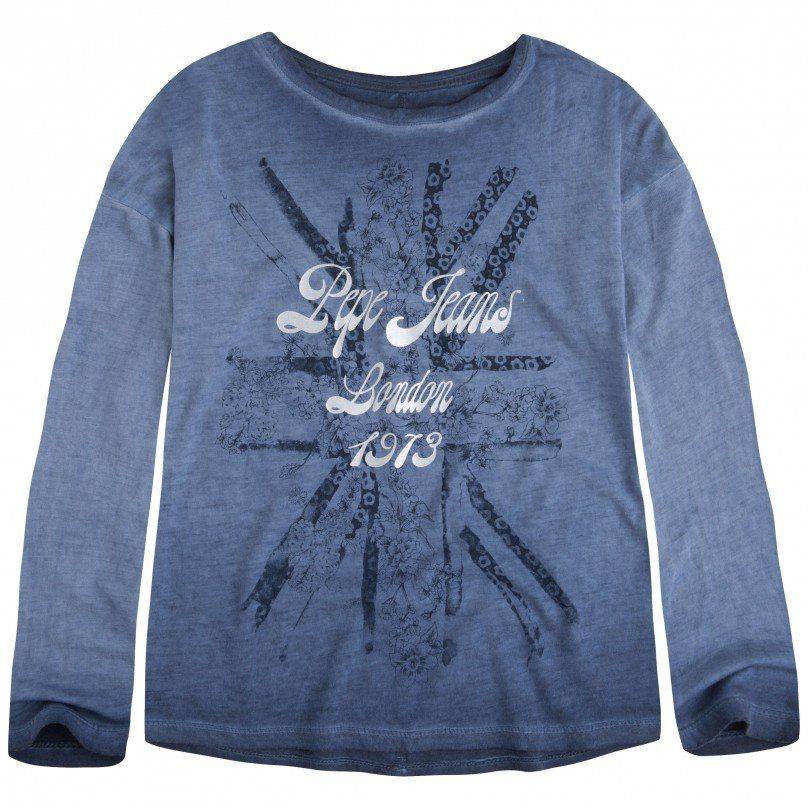 ΜΠΛΟΥΖΑ ΜΑΚΡΥΜΑΝΙΚΗ PEPE JEANS CLEMENTINE JR ΜΠΛΕ (NO 8)