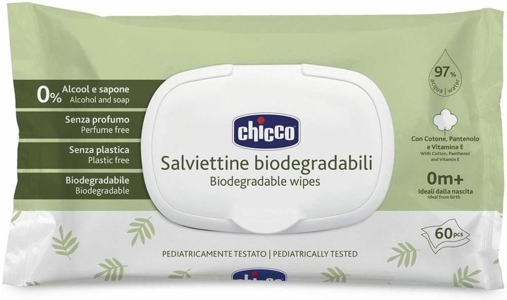 ΜΩΡΟΜΑΝΤΗΛΑ ΚΑΘΑΡΙΣΜΟΥ CHICCO ΜΕ 97% ΝΕΡΌ ΧΩΡΙΣ ΚΑΠΑΚΙ 60ΤΜΧ CHICCO