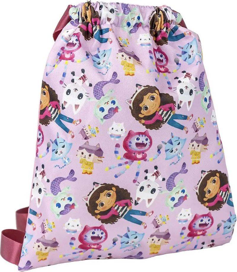 ΤΣΑΝΤΑ ΠΑΝΙΝΗ ΜΕ ΙΜΑΝΤΕΣ 30Χ39ΕΚ GABBY/S DOLLHOUSE LICENSED PRODUCTS