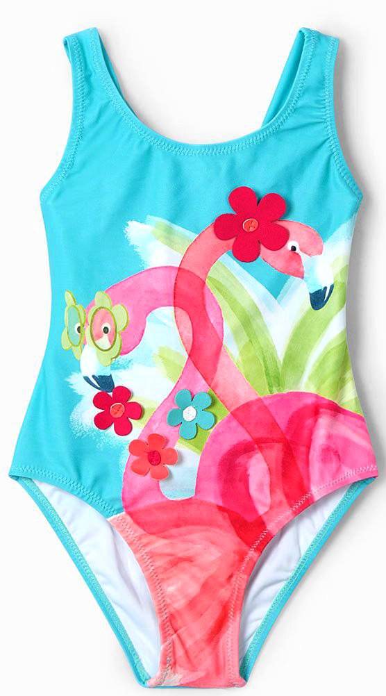 ΟΛΟΣΩΜΟ ΜΑΓΙΟ MAYORAL 03717-088 FLAMENCO SWIMSUIT ΤΙΡΚΟΥΑΖ (116 CM)-(6 ΕΤΩΝ) MAYORAL