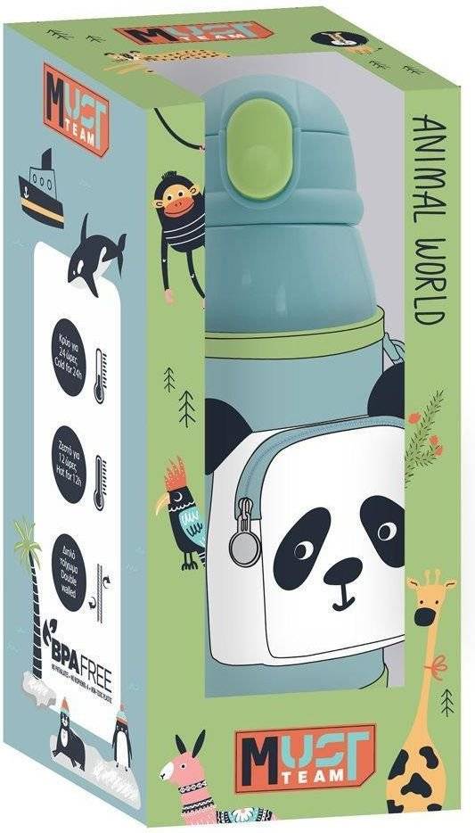 ΑΝΟΞΕΙΔΩΤΟΣ ΘΕΡΜΟΣ MUST TEAM ΖΩΑΚΙΑ ΜΕ ΙΣΟΘΕΡΜΙΚΗ ΘΗΚΗ ΚΑΙ ΚΑΛΑΜΑΚΙ 500 ML MUST