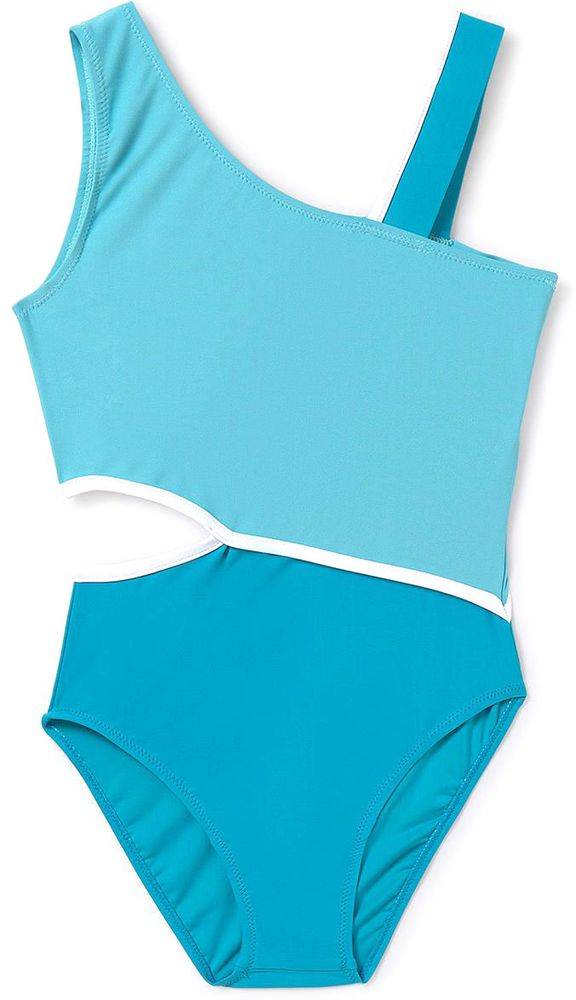 ΟΛΟΣΩΜΟ ΜΑΓΙΟ MAYORAL GIRL SIDE SLIT ΜΠΛΕ (157-160 CM)-(14 ΕΤΩΝ)