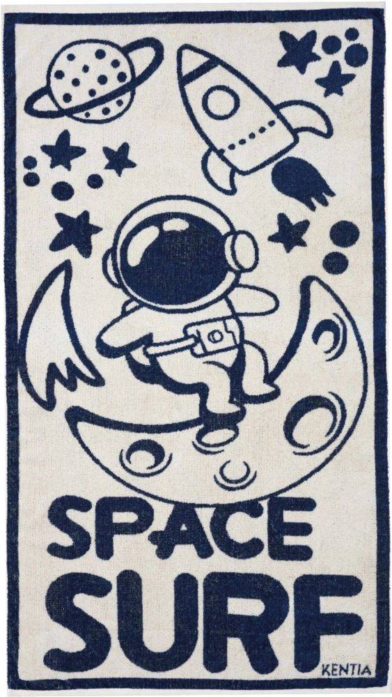 ΠΕΤΣΕΤΑ ΘΑΛΑΣΣΗΣ KENTIA SIMEON BLUE/ECRU (70X140CM) KENTIA