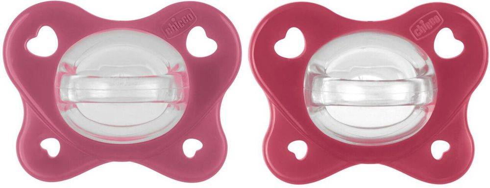 ΠΙΠΙΛΑ ΣΙΛΙΚΟΝΗΣ CHICCO PHYSIOFORMA DUAL SOFT 16-36 ΜΗΝΩΝ (2TMX) ΡΟΖ