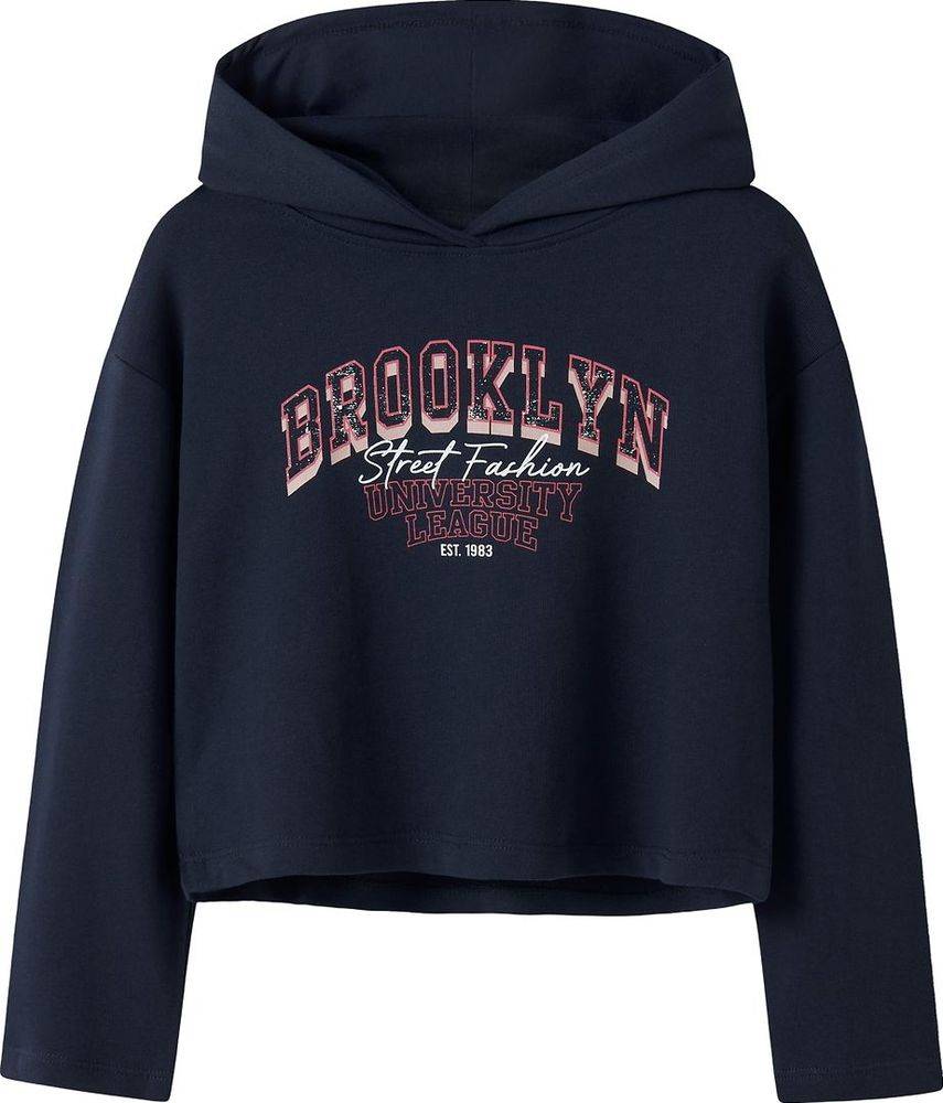 HOODIE NAME IT NKFVIALA RLX 13246337 ΣΚΟΥΡΟ ΜΠΛΕ (134-140CM)-(9-10 ΕΤΩΝ) NAME IT