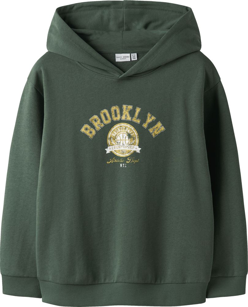 NAME IT HOODIE NAME IT NKMVELTEN RLX 13246363 ΣΚΟΥΡΟ ΠΡΑΣΙΝΟ (134-140CM)-(9-10 ΕΤΩΝ)