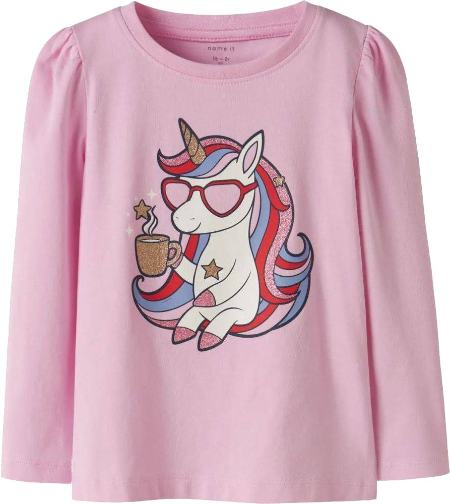 NAME IT ΜΠΛΟΥΖΑ ΜΑΚΡΥΜΑΝΙΚΗ NAME IT NMFKALESJA UNICORN 13244905 ΛΙΛΑ (92CM)-(18-24 ΜΗΝΩΝ)