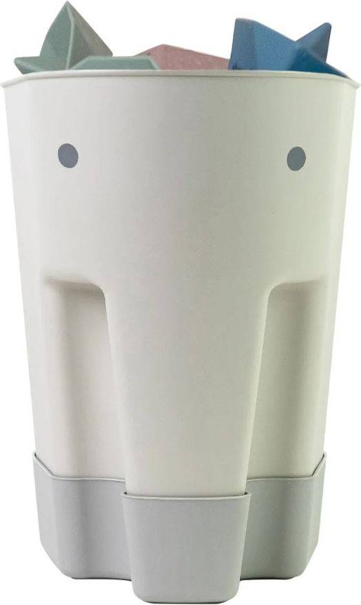 SHNUGGLE ΚΑΔΟΣ/ ΘΗΚΗ ΠΑΙΧΝΙΔΙΩΝ ΜΠΑΝΙΟΥ SHNUGGLE ΜΕ ΒΑΣΗ ΑΠΟΣΤΡΑΓΓΙΣΗΣ-ΓΚΡΙ