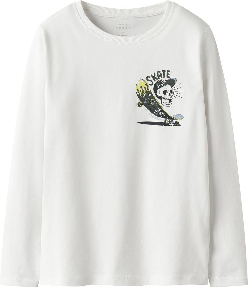 ΜΠΛΟΥΖΑ ΜΑΚΡΥΜΑΝΙΚΗ NAME IT NKMVUX SKATE 13224969 ΛΕΥΚΟ (158-164CM)-(13-14 ΕΤΩΝ)