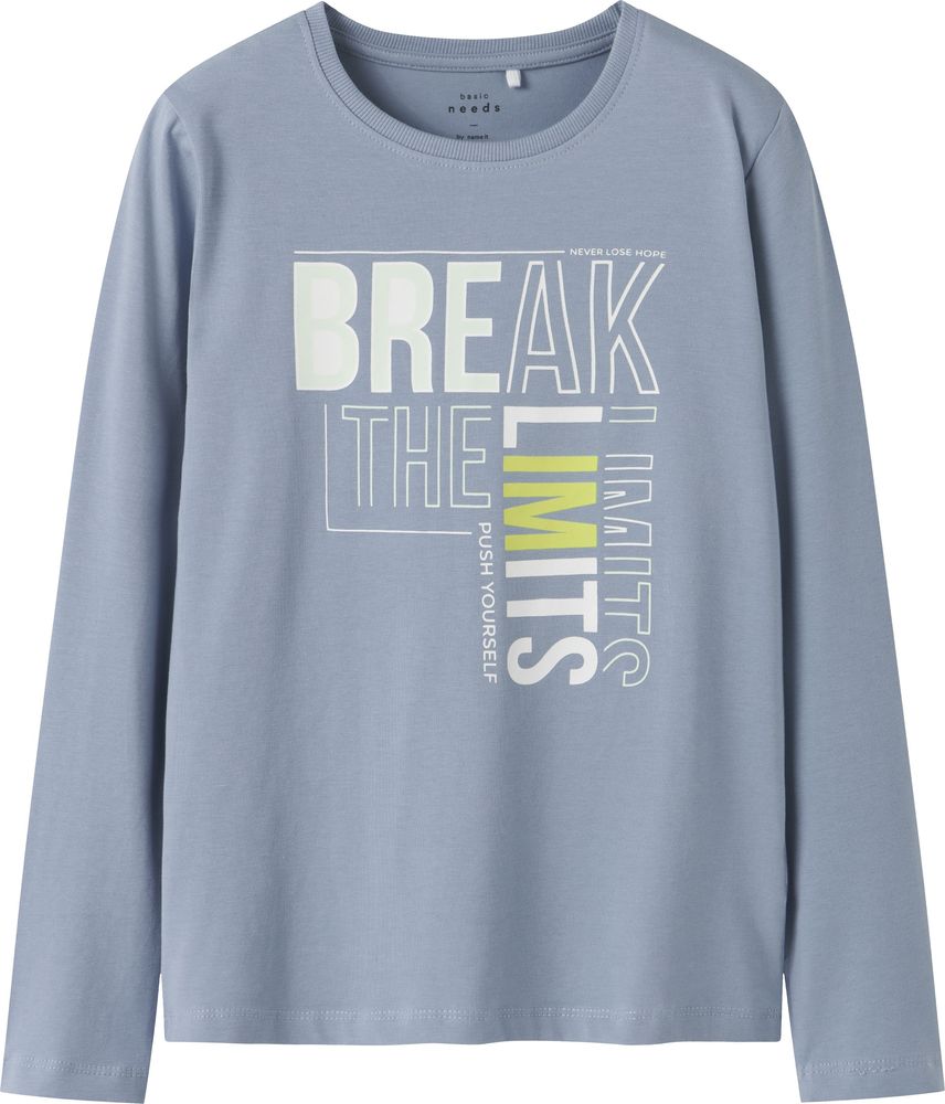 NAME IT ΜΠΛΟΥΖΑ ΜΑΚΡΥΜΑΝΙΚΗ NAME IT NKMVUX BREAK THE LIMITS 13224969 ΓΑΛΑΖΙΟ (158-164CM)-(13-14 ΕΤΩΝ)