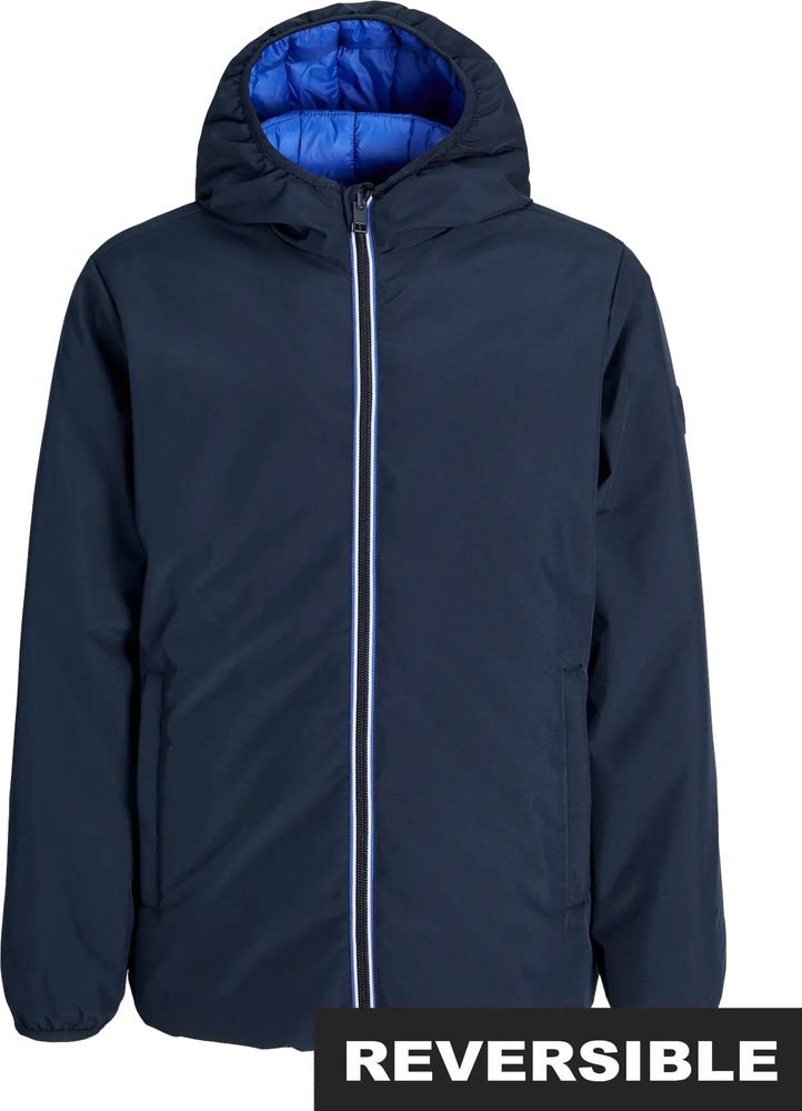 JACK - JONES ΤΖΑΚΕΤ JACK - JONES JJEBROOK REVERSIBLE 12279141 ΣΚΟΥΡΟ ΜΠΛΕ/ΜΠΛΕ ΡΟΥΑ (128CM)-(8 ΕΤΩΝ)