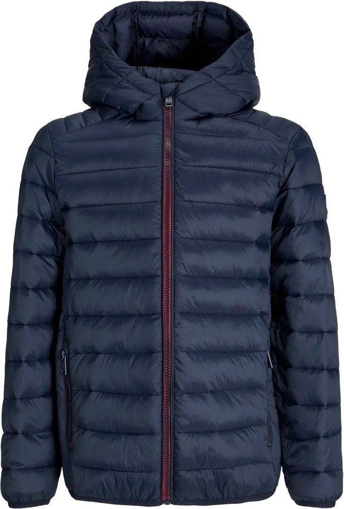 JACK - JONES ΤΖΑΚΕΤ JACK - JONES JJEBRADLEY LIGHT PUFFER HOOD 12280991 ΣΚΟΥΡΟ ΜΠΛΕ (164CM)-(14 ΕΤΩΝ)