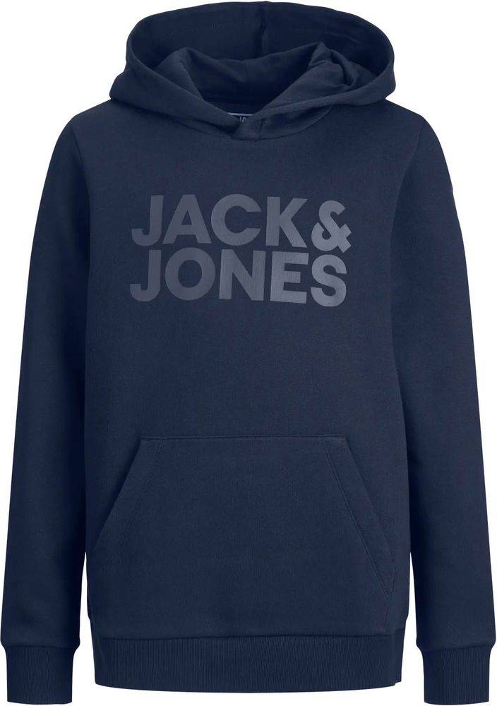 JACK - JONES HOODIE JACK - JONES JJECORP LOGO 12152841 ΣΚΟΥΡΟ ΜΠΛΕ (176CM)-(16 ΕΤΩΝ)
