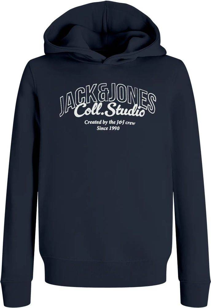 HOODIE JACK - JONES JJMAKOTO 12279580 ΣΚΟΥΡΟ ΜΠΛΕ (104CM)-(4 ΕΤΩΝ) JACK - JONES