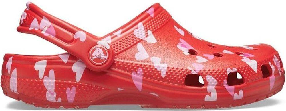 ΠΑΠΟΥΤΣΙΑ ΘΑΛΑΣΣΗΣ CROCS CLASSIC VDAY CLOG 209755-6ZR ΚΟΚΚΙΝΟ/ΡΟΖ (EU:19/20)