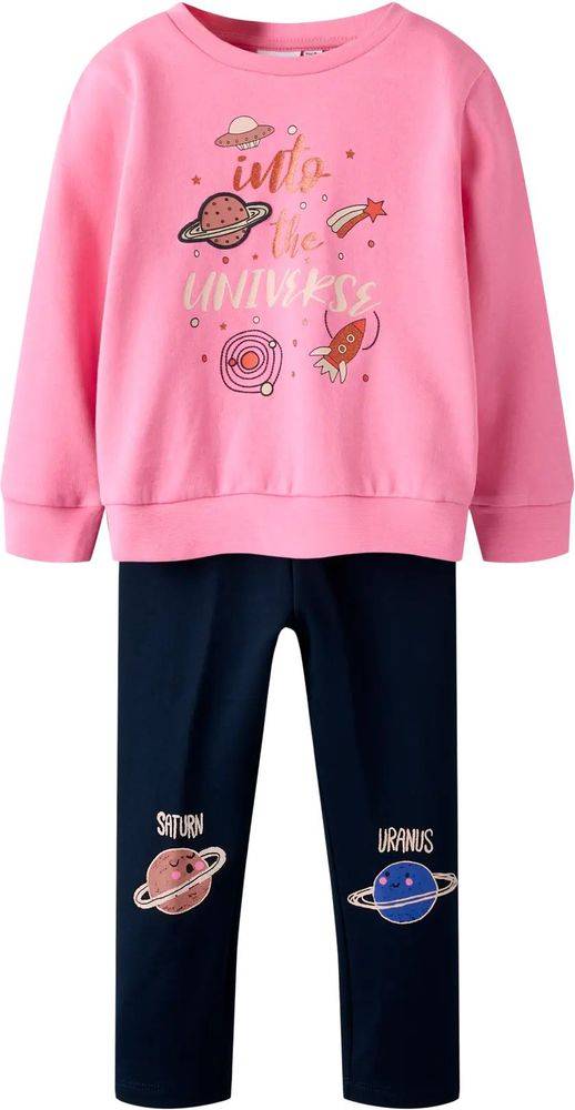 ΣΕΤ ΦΟΡΜΑΣ NAME IT NMFOLIANA INTO THE UNIVERSE 13243527 ΡΟΖ/ΣΚΟΥΡΟ ΜΠΛΕ (116CM)-(6 ΕΤΩΝ) NAME IT