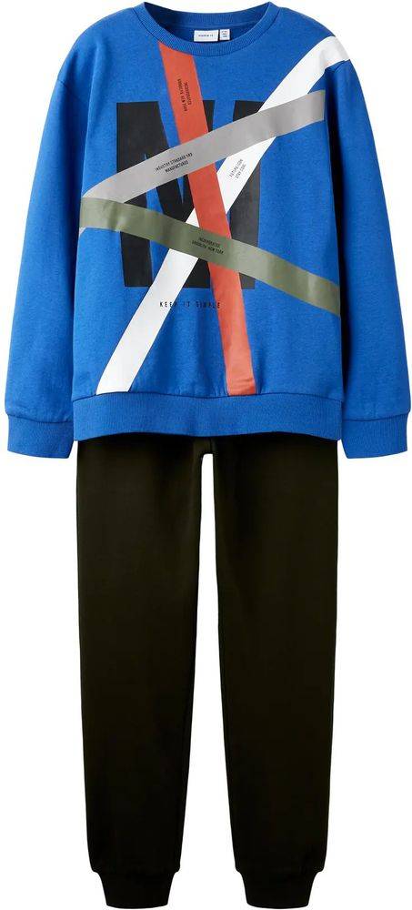 ΣΕΤ ΦΟΡΜΑΣ NAME IT NKMOBELIX 13243520 ΜΠΛΕ ΡΟΥΑ/ΣΚΟΥΡΟ ΠΡΑΣΙΝΟ (140CM)-(10 ΕΤΩΝ) NAME IT