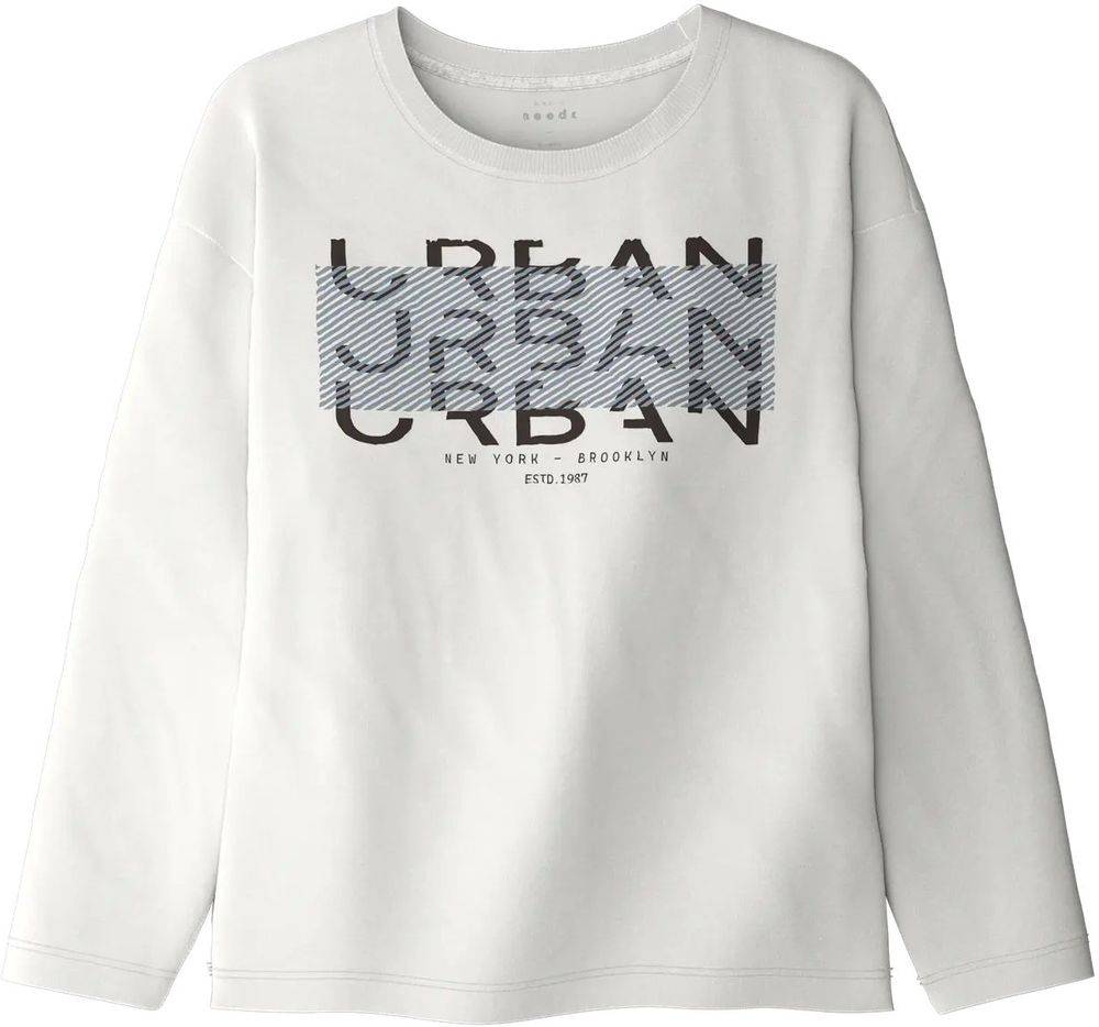 ΜΠΛΟΥΖΑ ΜΑΚΡΥΜΑΝΙΚΗ NAME IT NKMVICTOR URBAN 13234715 ΛΕΥΚΟ (122-128CM)-(7-8 ΕΤΩΝ) NAME IT