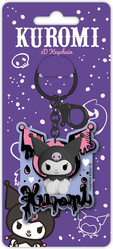 LICENSED PRODUCTS KUROMI CHARACTER KEYCHAIN
