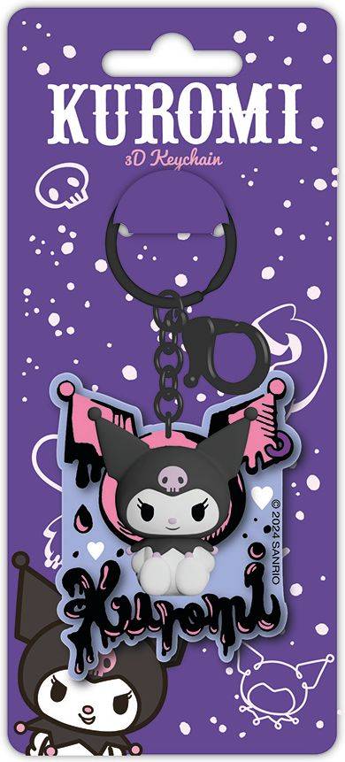 LICENSED PRODUCTS KUROMI CHARACTER KEYCHAIN