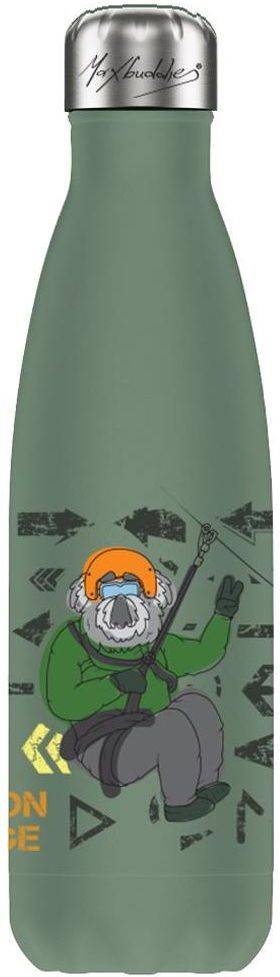 ΘΕΡΜΟΣ ΑΝΟΞΕΙΔΩΤΟ MAXBUDDIES ΠΡΑΣΙΝΟ 500ML MUST