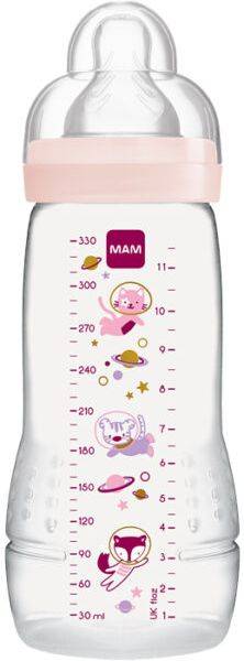 MAM ΜΠΙΜΠΕΡΟ EASY ACTIVE BABY BOTTLE ΡΟΖ 330ML