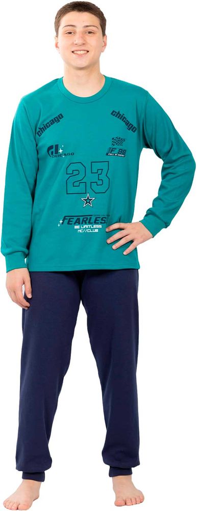 ΠΥΤΖΑΜΕΣ NINA CLUB 510 ΠΕΤΡΟΛ/ΣΚΟΥΡΟ ΜΠΛΕ (166CM)-(14 ΕΤΩΝ) NINA CLUB