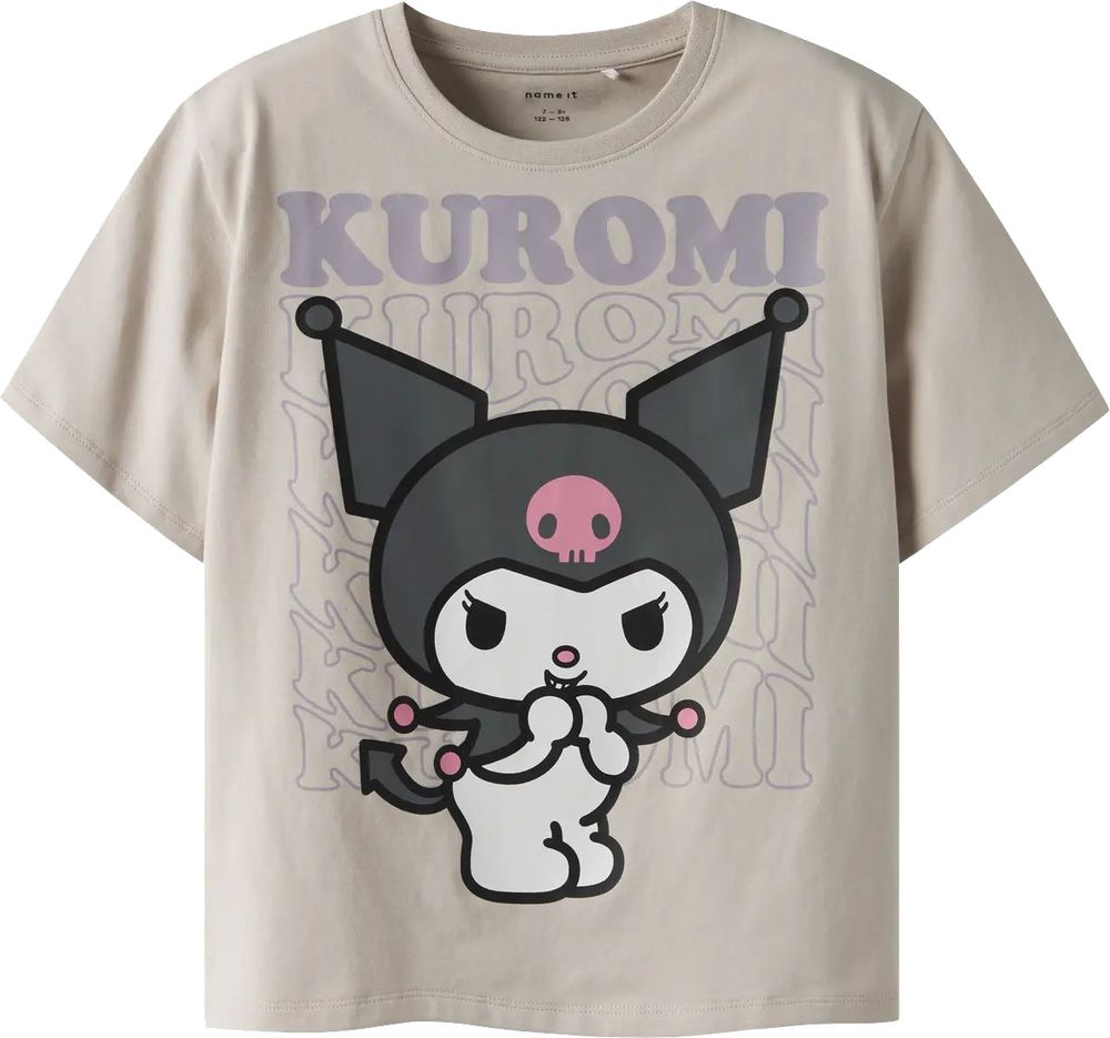 T-SHIRT NAME IT NKFDYKRA KUROMI 13252831 ΓΚΡΙ (146-152CM)-(11-12 ΕΤΩΝ) NAME IT
