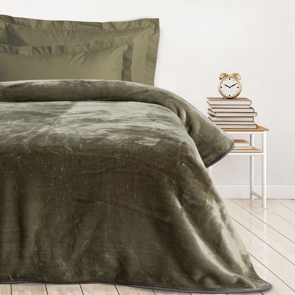 DAS HOME ΚΟΥΒΕΡΤΑ DAS KIDS VELOUR MONH 0290 ΓΚΡΙ 160X220CM