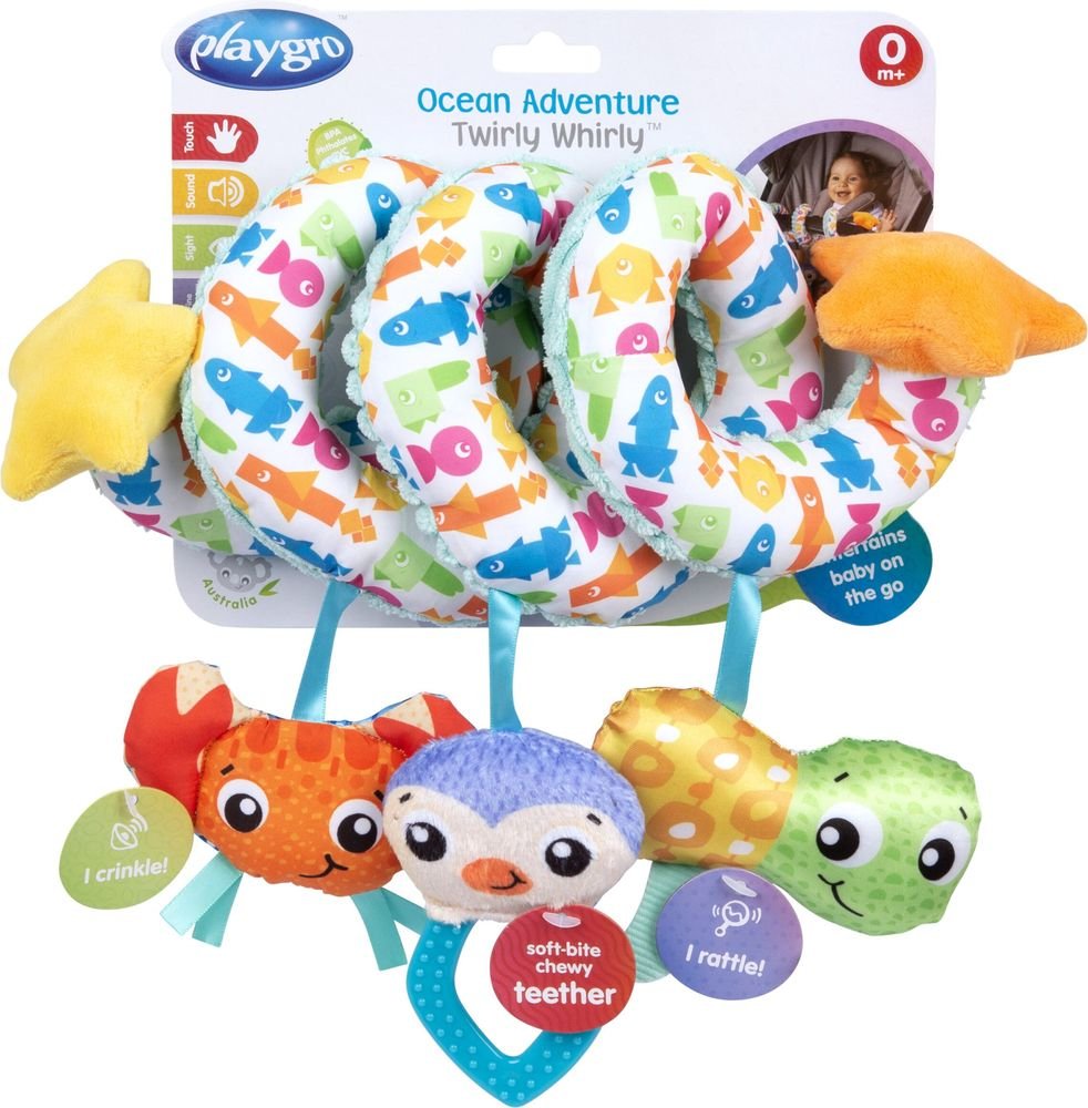 ΚΡΕΜΑΣΤΟ ΠΑΙΧΝΙΔΙ PLAYGRO OCEAN ADVENTURE TWIRLY WHIRLY PLAYGRO