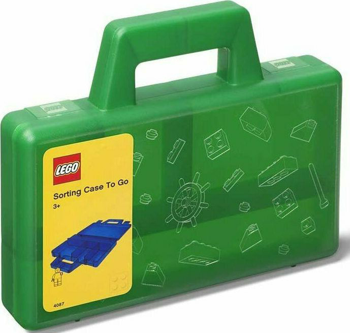 LEGO ΚΟΥΤΙ ΟΡΓΑΝΩΣΗΣ LEGO ΠΡΑΣΙΝΟ TO GO TRANSPARENT (40870003)