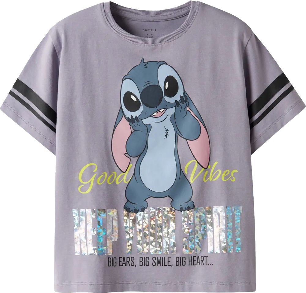 T-SHIRT NAME IT NKFDYMI STITCH 13252107 ΜΩΒ (134-140CM)-(9-10 ΕΤΩΝ) NAME IT
