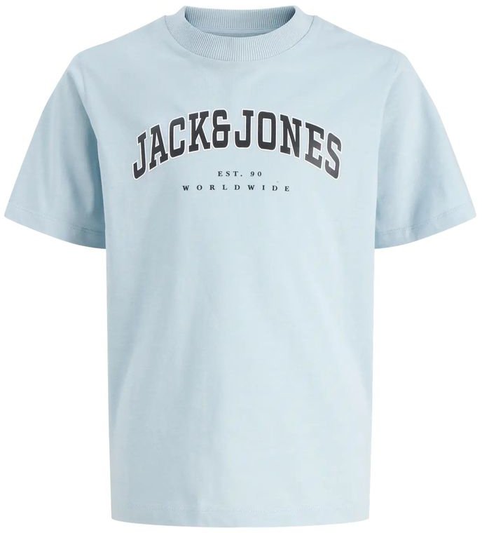 T-SHIRT JACK - JONES JJECALEB VARSITY 12258924 ΓΑΛΑΖΙΟ (164CM)-(14 ΕΤΩΝ)