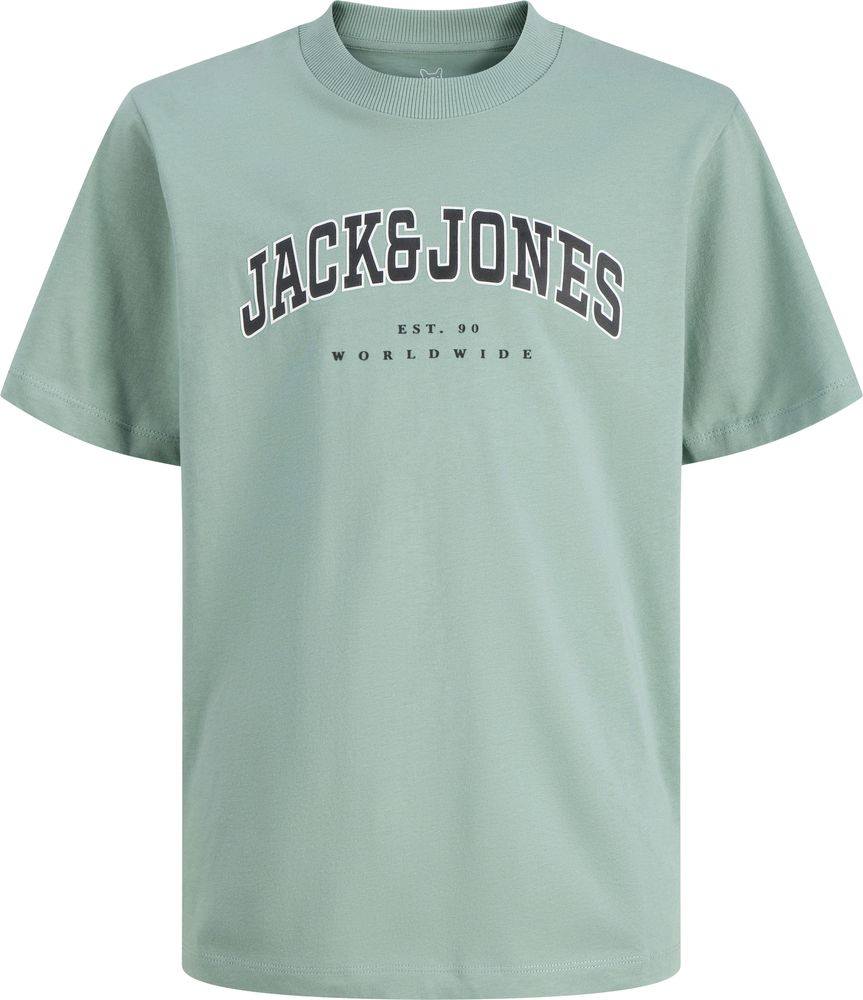 JACK - JONES T-SHIRT JACK - JONES JJECALEB VARSITY 12258924 ΑΝΟΙΧΤΟ ΠΡΑΣΙΝΟ (152CM)-(12 ΕΤΩΝ)