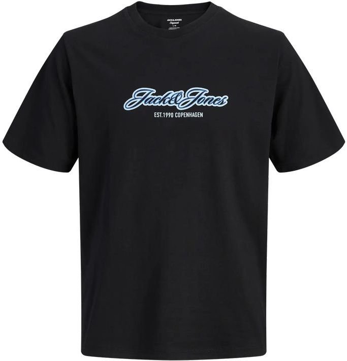 T-SHIRT JACK - JONES JORCATSKILLS 12298348 ΜΑΥΡΟ (176CM)-(16 ΕΤΩΝ)