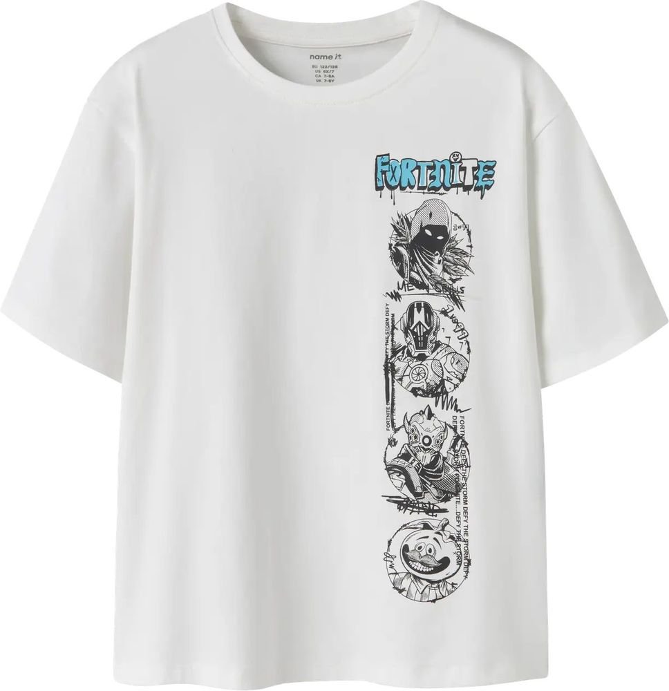 T-SHIRT NAME IT NKMMOD FORTNITE 13254198 ΛΕΥΚΟ (122-128CM)-(7-8 ΕΤΩΝ)