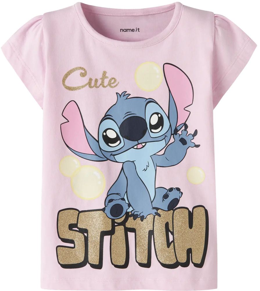 T-SHIRT NAME IT NMFFUBA STITCH 13256804 ΡΟΖ (104CM)-(4 ΕΤΩΝ)