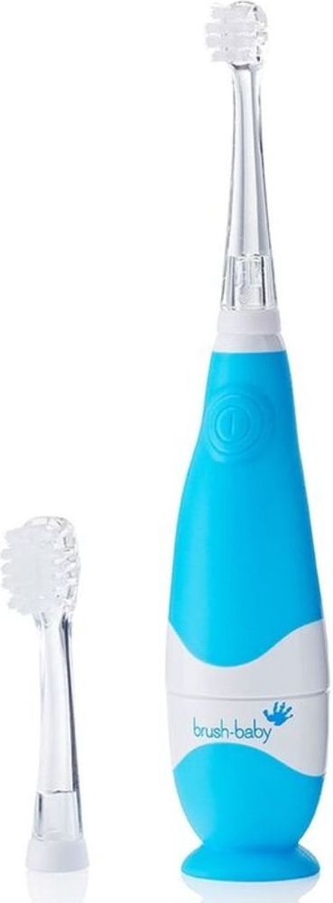 BRUSH BABY ΗΛΕΚΤΡΙΚΗ ΟΔΟΝΤΟΒΟΥΡΤΣΑ BRUSH-BABY BABYSONIC 0-3 ΕΤΏΝ ΜΠΛΕ